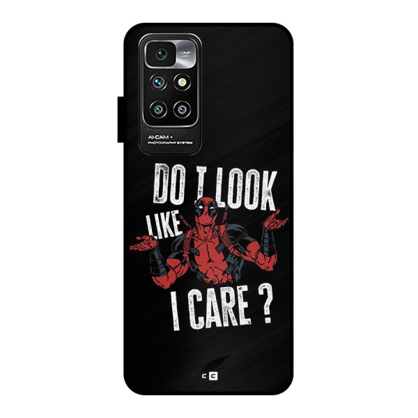 Do I Care Metal Back Case for Redmi 10 Prime