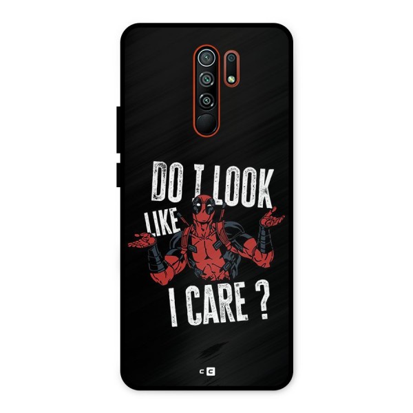 Do I Care Metal Back Case for Redmi 9 Prime