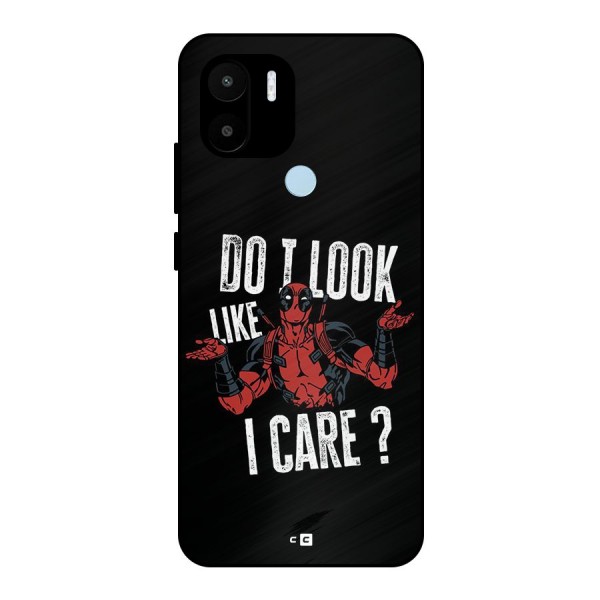 Do I Care Metal Back Case for Redmi A1 Plus