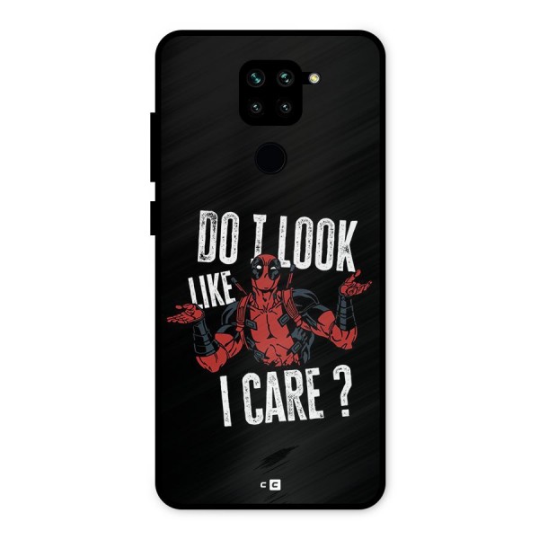 Do I Care Metal Back Case for Redmi Note 9