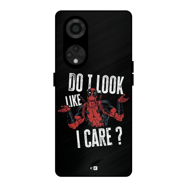 Do I Care Metal Back Case for Reno8 T 5G