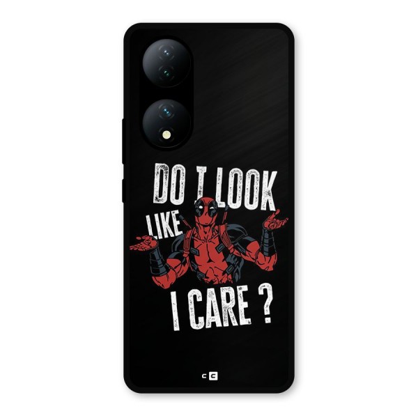 Do I Care Metal Back Case for Vivo T2