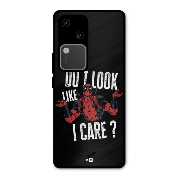 Do I Care Metal Back Case for Vivo V30