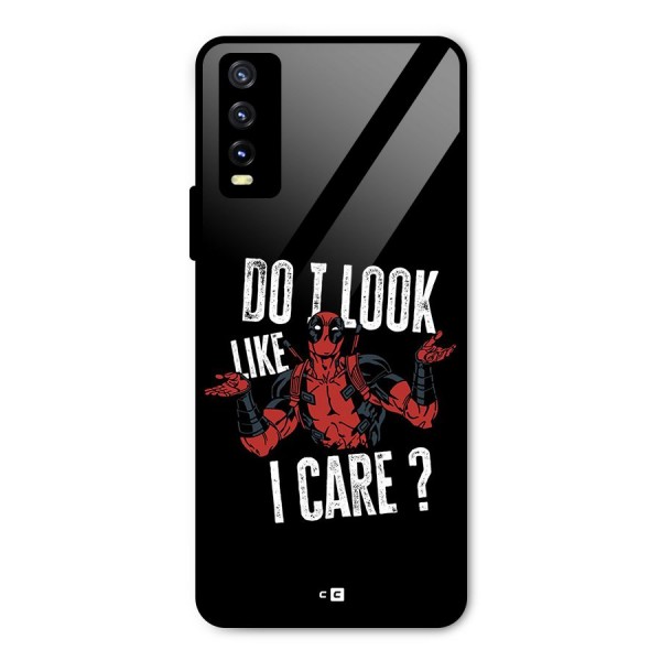 Do I Care Metal Back Case for Vivo Y20 2021