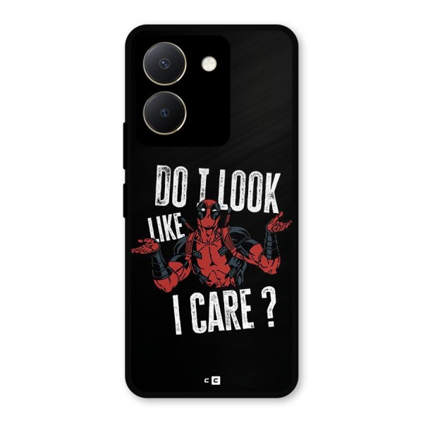 Do I Care Metal Back Case for Vivo Y36