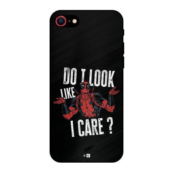 Do I Care Metal Back Case for iPhone 7