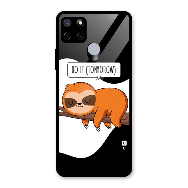 Do It Tommorow Glass Back Case for Realme C12