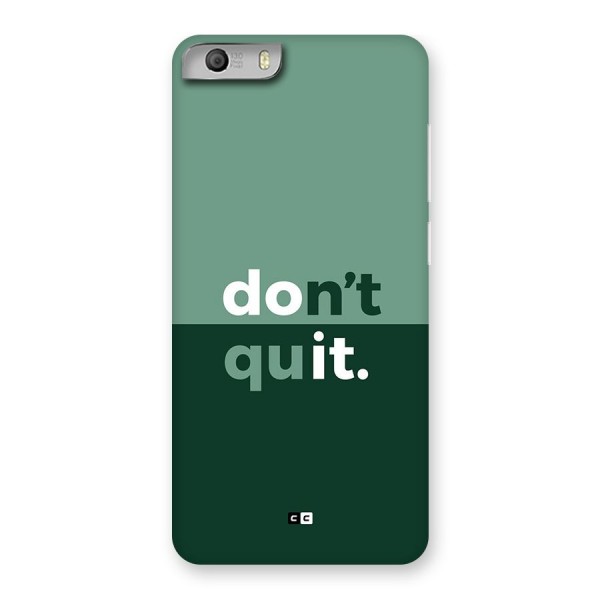 Do Not Quit Back Case for Canvas Knight 2