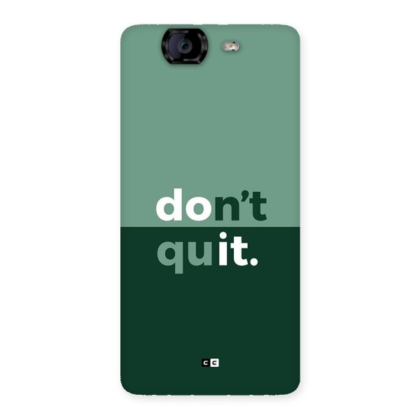 Do Not Quit Back Case for Canvas Knight A350