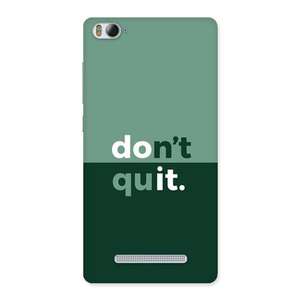 Do Not Quit Back Case for Mi4i