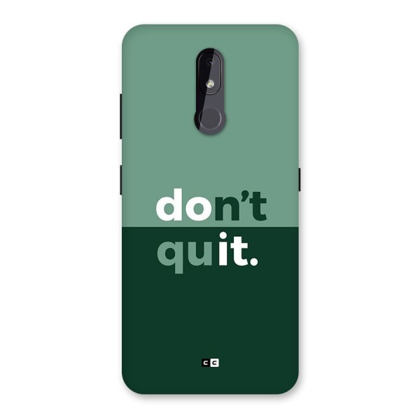 Do Not Quit Back Case for Nokia 3.2