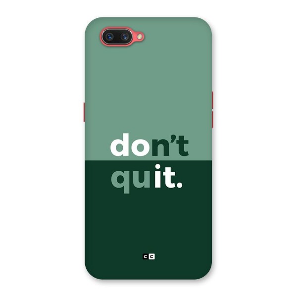 Do Not Quit Back Case for Oppo A3s