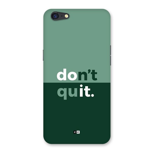 Do Not Quit Back Case for Oppo A71