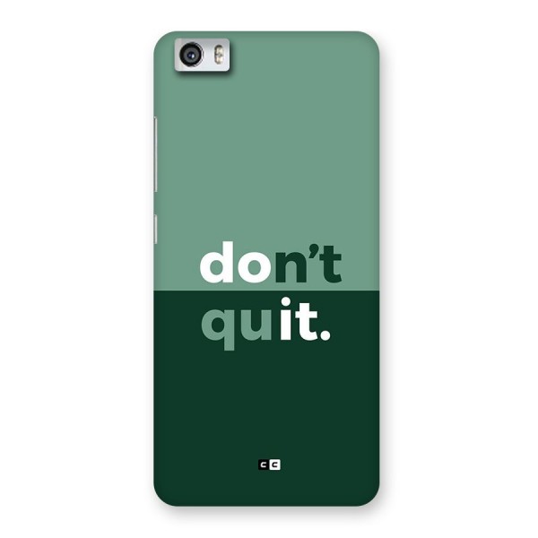 Do Not Quit Back Case for Redmi Mi 5