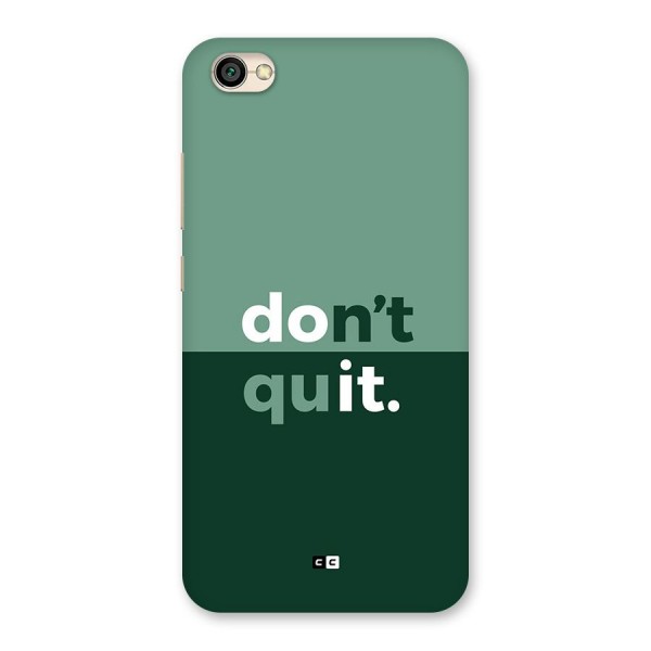 Do Not Quit Back Case for Redmi Y1 Lite