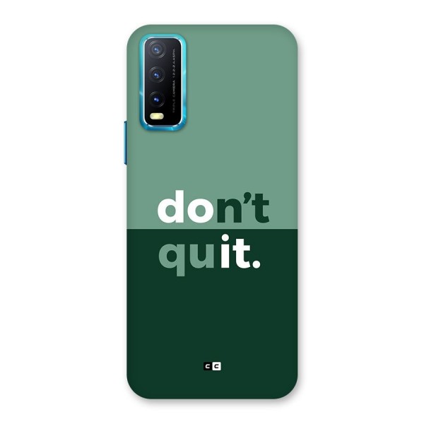 Do Not Quit Back Case for Vivo Y12s