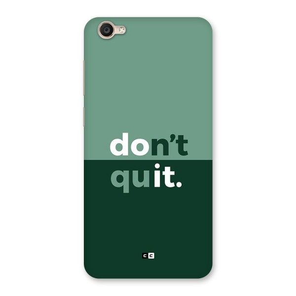 Do Not Quit Back Case for Vivo Y55