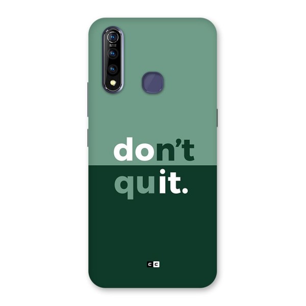 Do Not Quit Back Case for Vivo Z1 Pro