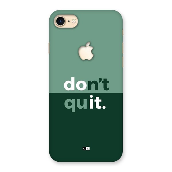 Do Not Quit Back Case for iPhone 7 Apple Cut