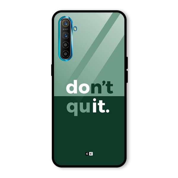 Do Not Quit Glass Back Case for Realme X2