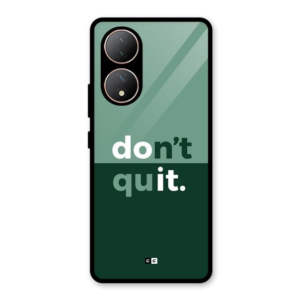 Do Not Quit Glass Back Case for Vivo Y100A