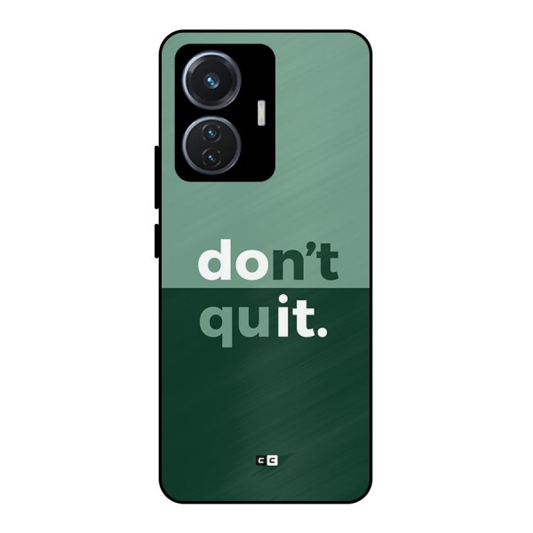 Do Not Quit Metal Back Case for iQOO Z6 44W