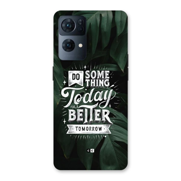 Do Something Back Case for Oppo Reno7 Pro 5G