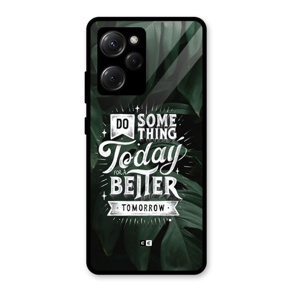 Do Something Glass Back Case for Poco X5 Pro