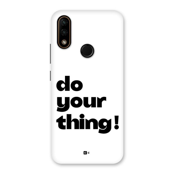 Do Your Thing Back Case for Lenovo A6 Note