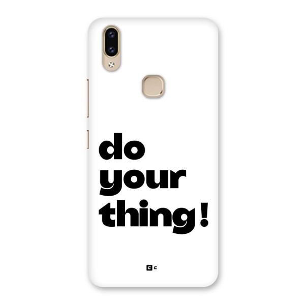 Do Your Thing Back Case for Vivo V9