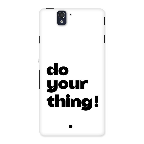 Do Your Thing Back Case for Xperia Z