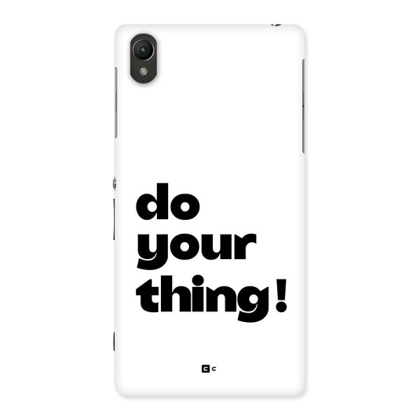 Do Your Thing Back Case for Xperia Z2