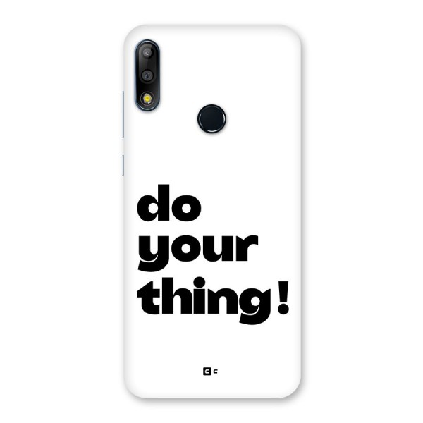 Do Your Thing Back Case for Zenfone Max Pro M2