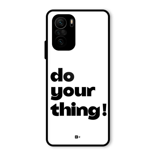 Do Your Thing Glass Back Case for Mi 11X Pro