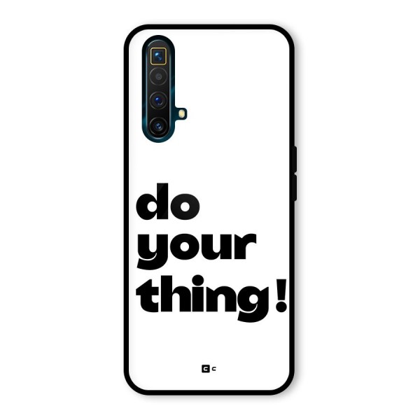 Do Your Thing Glass Back Case for Realme X3 SuperZoom