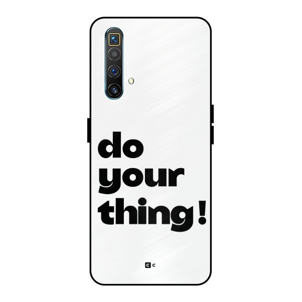 Do Your Thing Metal Back Case for Realme X3