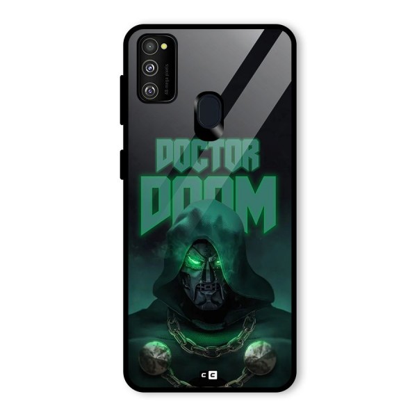 Doctor Doom Glass Back Case for Galaxy M21