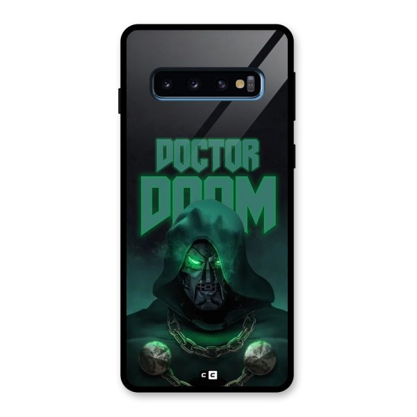 Doctor Doom Glass Back Case for Galaxy S10