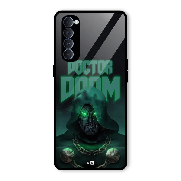 Doctor Doom Glass Back Case for Oppo Reno4 Pro