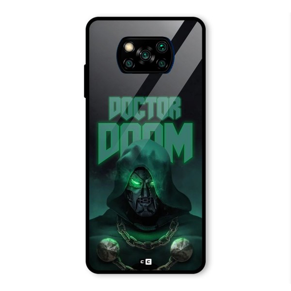 Doctor Doom Glass Back Case for Poco X3 Pro