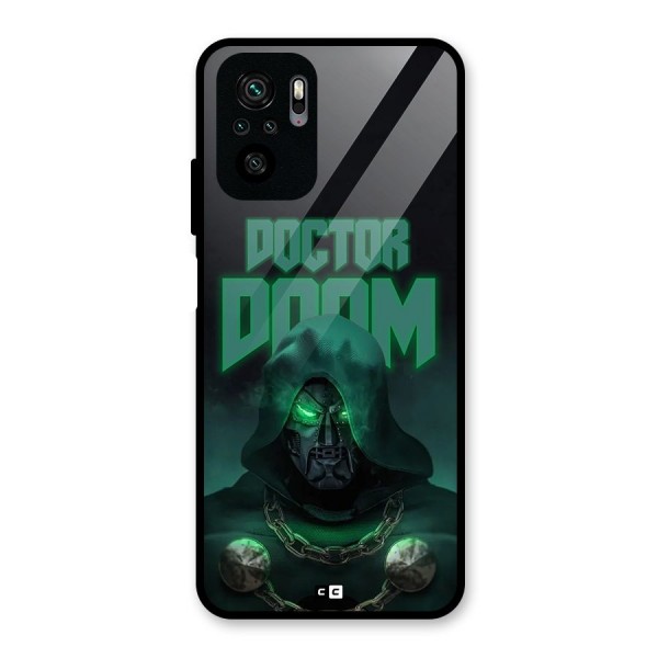 Doctor Doom Glass Back Case for Redmi Note 10