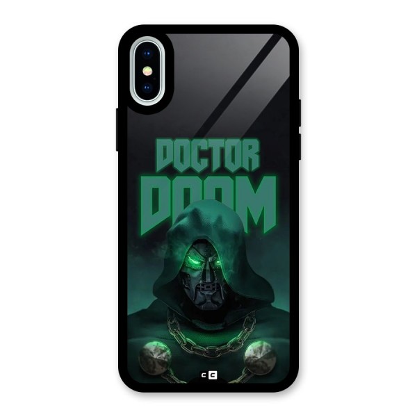 Doctor Doom Glass Back Case for iPhone X