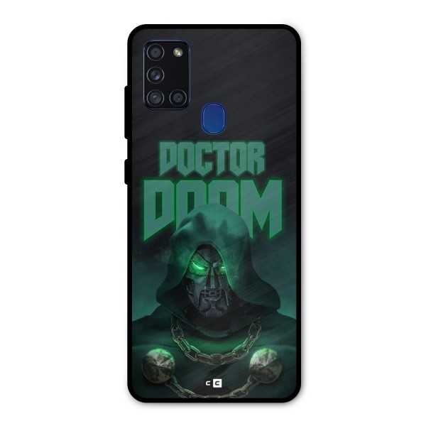 Doctor Doom Metal Back Case for Galaxy A21s