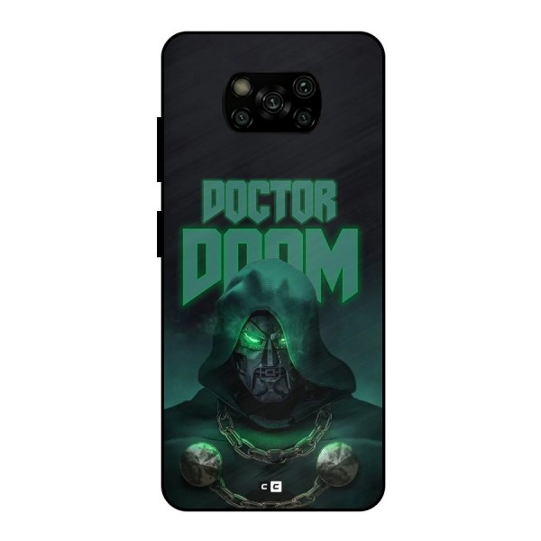 Doctor Doom Metal Back Case for Poco X3