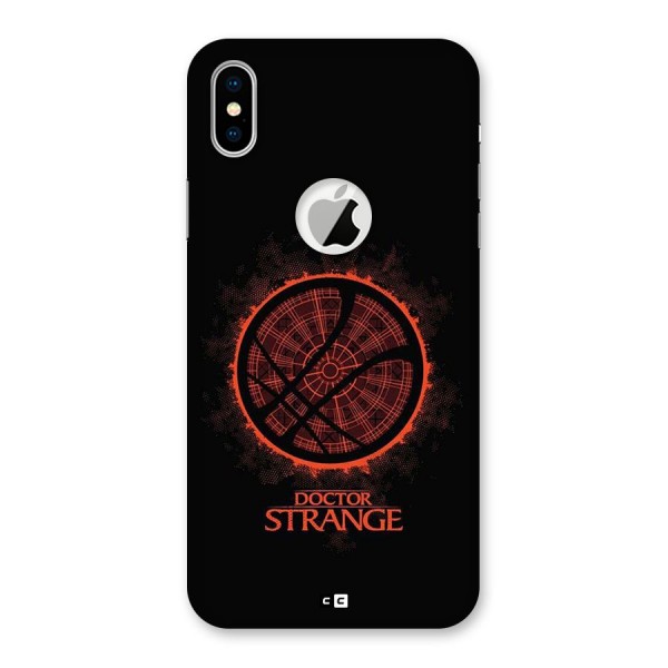 Doctor Strange Back Case for iPhone XS Logo Cut