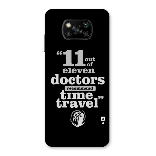 Doctors Recommend Time Travel Back Case for Poco X3