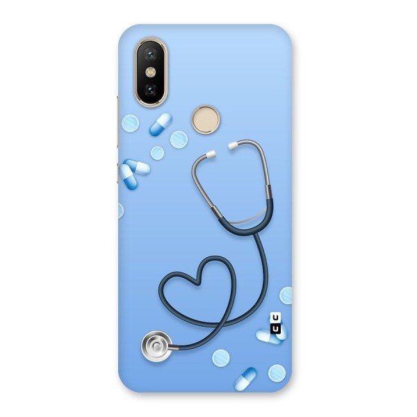 Doctors Stethoscope Back Case for Mi A2