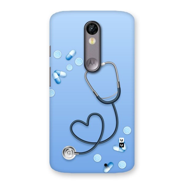 Doctors Stethoscope Back Case for Moto X Force