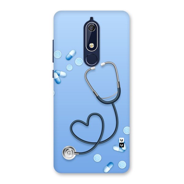 Doctors Stethoscope Back Case for Nokia 5.1