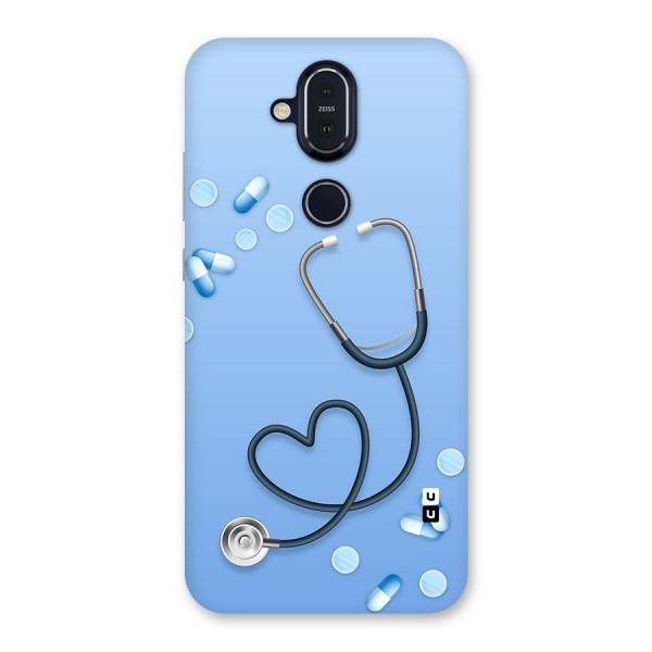 Doctors Stethoscope Back Case for Nokia 8.1